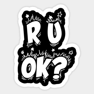 r u ok | are you ok | ru ok Sticker